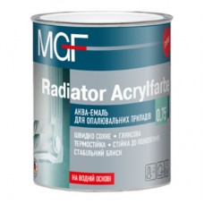 MGF Акваемаль акрилова для радіаторів біла (2,5 л)