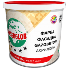Anserglob gazobeton Фарба структурна фасадна акрилова (14 кг/10 л)