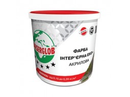 Anserglob Еко + Фарба інтер'єрна акрилова матова (14 кг/10 л)