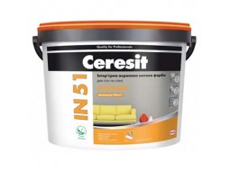 CERESIT IN-51 Краска интерьерная акриловая матовая (14 кг/10 л)