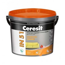 CERESIT IN-51 Краска интерьерная акриловая матовая (4,2 кг/3 л)