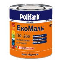 Polifarb ЕКО Емаль ПФ-266 жовто-коричнева (2,7 кг)