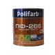 Polifarb Эмаль ПФ-266 красно-коричневая (0,9 кг)