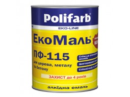 Polifarb Екомаль Емаль ПФ-115 темно-зелена (2,7 кг)