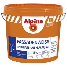 Alpina Expert Fassadenweiss B1 Фарба фасадна водно-дисперсійна (14 кг/10 л)