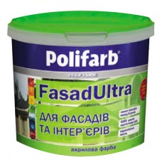 Polifarb FasadUltra Краска фасадная акриловая (14 кг/10 л)