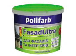 Polifarb FasadUltra Краска фасадная акриловая (7 кг/5 л)