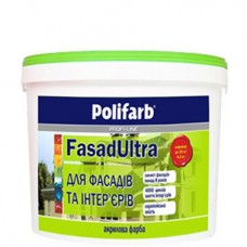 Polifarb FasadUltra Краска фасадная акриловая (4,2 кг/3 л)