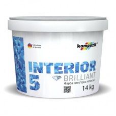 Kompozit Interior 5 Краска интерьерная акриловая для стен и потолков (14 кг/10 л)