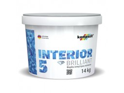 Kompozit Interior 5 Краска интерьерная акриловая для стен и потолков (14 кг/10 л)