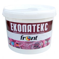 Front Еколатекс Фарба інтер'єрна шовковисто-матова стійка до миття (12 кг/9 л)