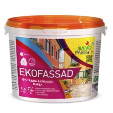 Нанофарб Ekofassad Краска фасадная (4,2 кг/3 л)