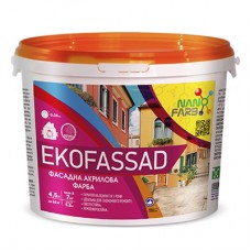 Нанофарб Ekofassad Краска фасадная (7 кг/5 л)
