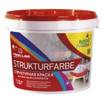 Нанофарб Strukturfarbe PROFILINE Фарба структурна (15,3 кг)