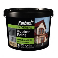 Farbex Фарба гумова для дахів чорна (6 кг/4,3 л)