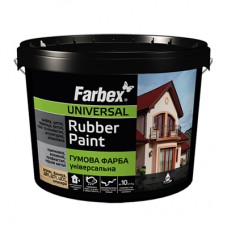 Farbex Фарба гумова для дахів Біла (3,5 кг/2,5 л)