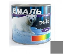 Эмаль ПФ-115 серая (2,8 кг)
