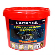 Lacrysil Мастика гідроізоляційна акрилова біла (3 кг)