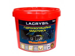 Lacrysil Мастика гидроизоляционная акриловая белая (6 кг)