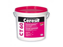 CERESIT CT-60 Штукатурка декоративная «Камешковая» зерно 1,5 мм акриловая (25 кг)