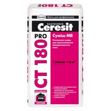 CERESIT CT-180 Pro Клей для минеральной ваты (приклеивание) ЗИМА (27 кг)